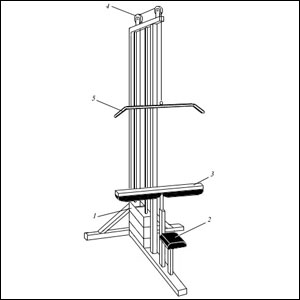 Тренажер для жима ногами (3д модель и чертежи для производства)